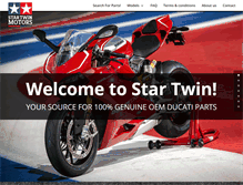 Tablet Screenshot of oemducati.com